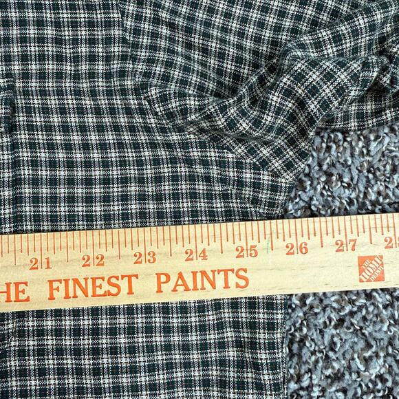 Ralph Lauren Creek Wool Blend Green Plaid Shirt Mens Large Button down Casual - Picture 6 of 9